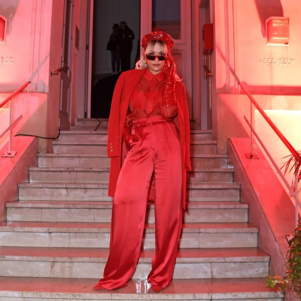 ESCADA x Rita Ora Silk satin Pants ASO Rita Ora RARE